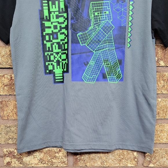Minecraft Graphic T-Shirt Size 10/12 - Picture 6 of 6